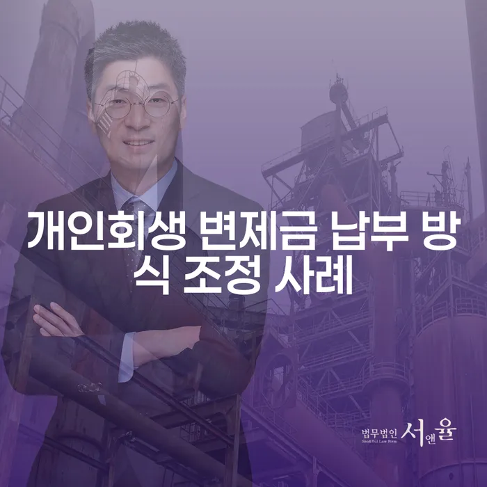개인회생 변제금 납부 방식 조정 사례란 무엇인가요?