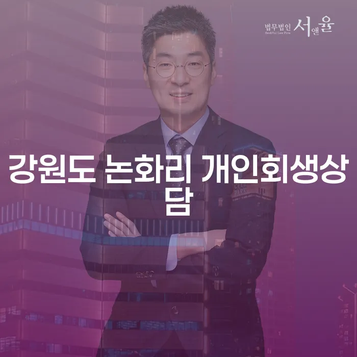 강원도 논화리에서 개인회생을 성공적으로 진행하는 방법은?